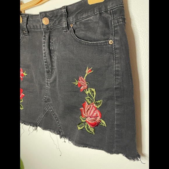 Jean skirt black - Picture 2 of 8